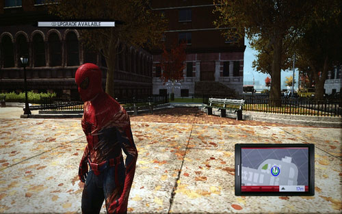 The third target can be found on the other side of the park alley - Photo articles - Challenges - The Amazing Spider-Man - Game Guide and Walkthrough