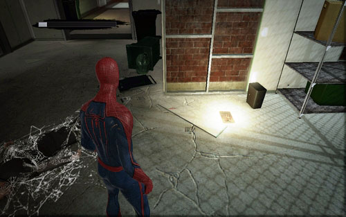 The seventh magazine can be found in the same room as the previous one - Chapter 02 - Escape Impossible - Collectibles inside buildings - The Amazing Spider-Man - Game Guide and Walkthrough