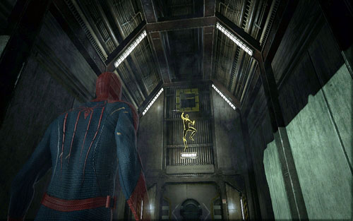 When they're unconscious, enter another narrow passage of the right - Chapter 03 - In the Shadow of Evils Past - p. 1 - Collectibles inside buildings - The Amazing Spider-Man - Game Guide and Walkthrough