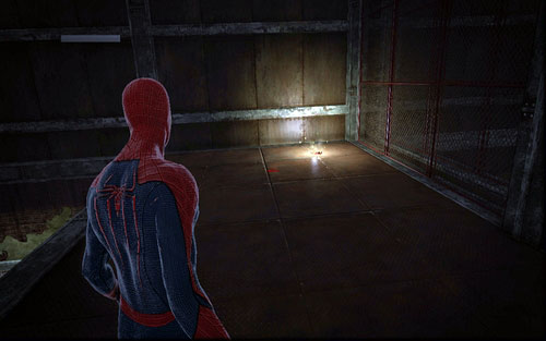 Get rid of him and pick up the magazine on the right - Chapter 03 - In the Shadow of Evils Past - p. 1 - Collectibles inside buildings - The Amazing Spider-Man - Game Guide and Walkthrough