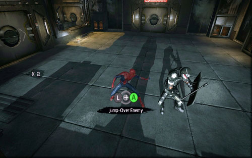 Hidden in the same room in which you will fight with a guard armed with a shield - Chapter 03 - In the Shadow of Evils Past - p. 1 - Collectibles inside buildings - The Amazing Spider-Man - Game Guide and Walkthrough