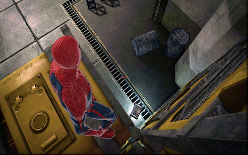 The second piece should be lying on the ground - Chapter 03 - In the Shadow of Evils Past - p. 2 - Collectibles inside buildings - The Amazing Spider-Man - Game Guide and Walkthrough