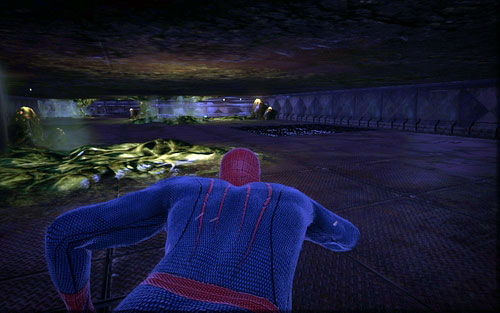 The sixth Piece is in the same part of the tunnel as the fifth - Chapter 06 - Smythe Strikes Back - p. 2 - Collectibles inside buildings - The Amazing Spider-Man - Game Guide and Walkthrough