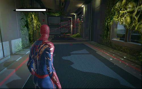 After collecting the previous Part, head all the way straight - Chapter 06 - Smythe Strikes Back - p. 2 - Collectibles inside buildings - The Amazing Spider-Man - Game Guide and Walkthrough