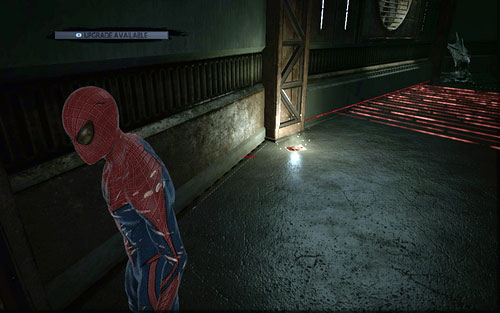To the right of one of them there's a magazine - Chapter 07 - Spidey to the Rescue - p. 1 - Collectibles inside buildings - The Amazing Spider-Man - Game Guide and Walkthrough