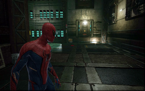Right beside the place where you land you should see the next magazine - Chapter 07 - Spidey to the Rescue - p. 1 - Collectibles inside buildings - The Amazing Spider-Man - Game Guide and Walkthrough