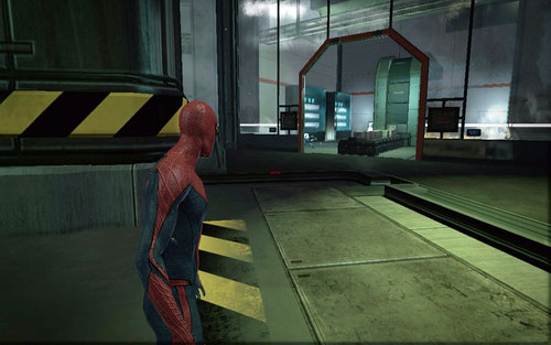 From the room with four pillars, head to the first room on the right (number 205) - Chapter 07 - Spidey to the Rescue - p. 1 - Collectibles inside buildings - The Amazing Spider-Man - Game Guide and Walkthrough