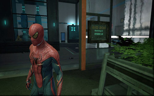 The next is on a locker in room 204 - Chapter 07 - Spidey to the Rescue - p. 2 - Collectibles inside buildings - The Amazing Spider-Man - Game Guide and Walkthrough