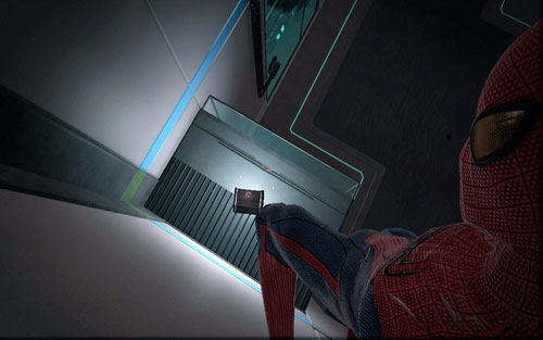 It can be found in the right corner of the room - Chapter 07 - Spidey to the Rescue - p. 2 - Collectibles inside buildings - The Amazing Spider-Man - Game Guide and Walkthrough