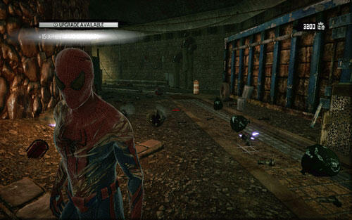 Avoid the enemies and you will reach a location with a large container filled with debris on the right - Chapter 12 - Where Crawls the Lizard? - Collectibles inside buildings - The Amazing Spider-Man - Game Guide and Walkthrough