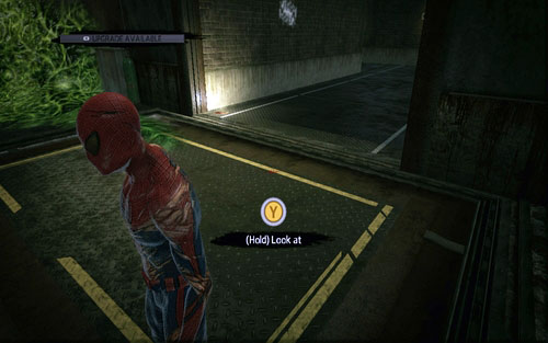 The last item can be found on the other side of the room in which you found Gwen - Chapter 12 - Where Crawls the Lizard? - Collectibles inside buildings - The Amazing Spider-Man - Game Guide and Walkthrough