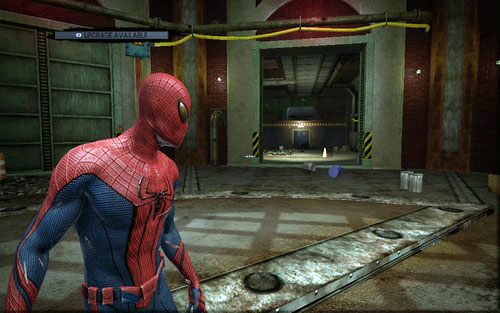 After you reach the small square filled with enemies, defeat them and head to the only open tunnel - Train Docking Station - Collectibles inside buildings - The Amazing Spider-Man - Game Guide and Walkthrough