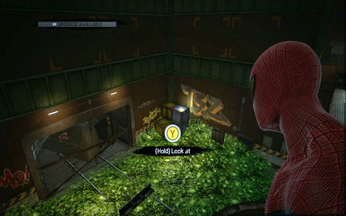 At some point you will come across a valve, the turning of which will cause the large door to open - Train Docking Station - Collectibles inside buildings - The Amazing Spider-Man - Game Guide and Walkthrough