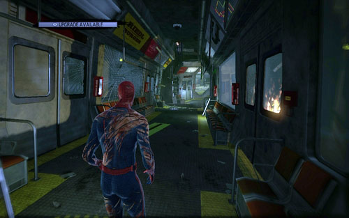At some point you will reach a demolished subway car - St. Gabriel's Bank - Collectibles inside buildings - The Amazing Spider-Man - Game Guide and Walkthrough