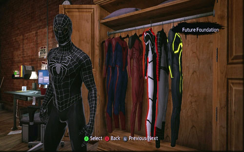 In order to get it, head to the marked park and approach the intersection - Costumes list - Spider-Man's costumes - The Amazing Spider-Man - Game Guide and Walkthrough