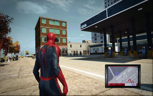 In the northern part of Manhattan there's a gas station - Costumes list - Spider-Man's costumes - The Amazing Spider-Man - Game Guide and Walkthrough