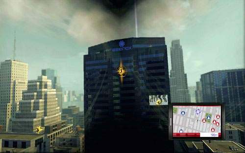 On top of the BEENOX skyscraper there's a small building - Costumes list - Spider-Man's costumes - The Amazing Spider-Man - Game Guide and Walkthrough