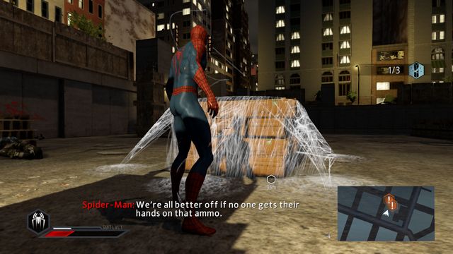 Secure the crates - On the trail of a killer! - Walkthrough - The Amazing Spider-Man 2 - Game Guide and Walkthrough