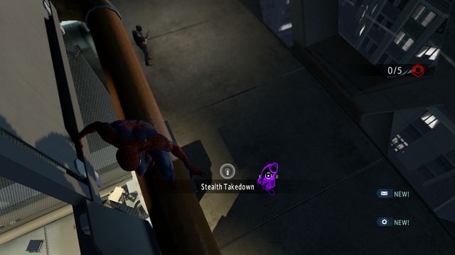 Get rid of the opponent, from above - Raid on OSCORP - Walkthrough - The Amazing Spider-Man 2 - Game Guide and Walkthrough