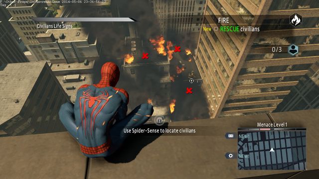 A spot with civilians - Day of the Hunter! - Walkthrough - The Amazing Spider-Man 2 - Game Guide and Walkthrough