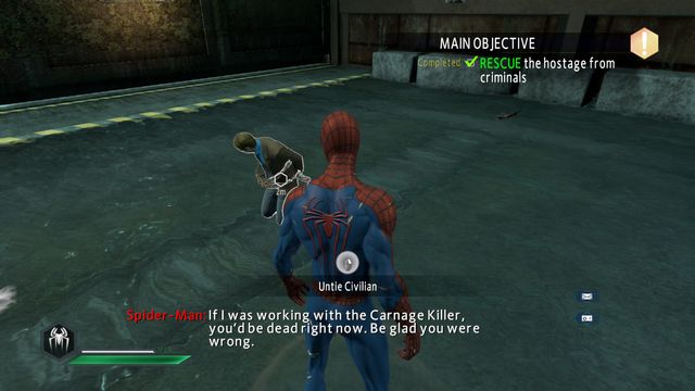 Free the hostage - No one is safe! - Walkthrough - The Amazing Spider-Man 2 - Game Guide and Walkthrough