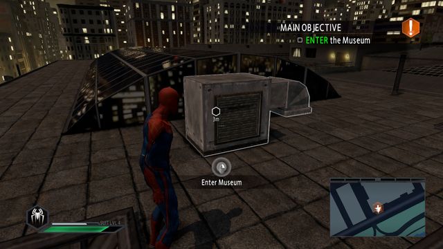 The museums venting shaft - Claws of the cat! - Walkthrough - The Amazing Spider-Man 2 - Game Guide and Walkthrough
