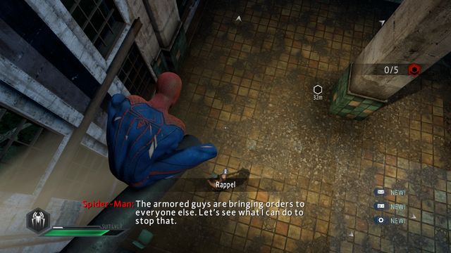 The hole in the roof - The Kingpin of crime! - Walkthrough - The Amazing Spider-Man 2 - Game Guide and Walkthrough