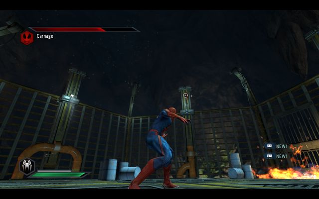 The opponent on a pole - Maximum Carnage! - Walkthrough - The Amazing Spider-Man 2 - Game Guide and Walkthrough