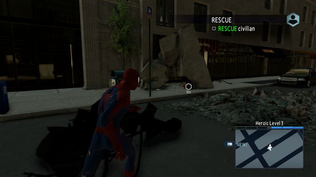 A man trapped under debris - Optional missions - The Amazing Spider-Man 2 - Game Guide and Walkthrough