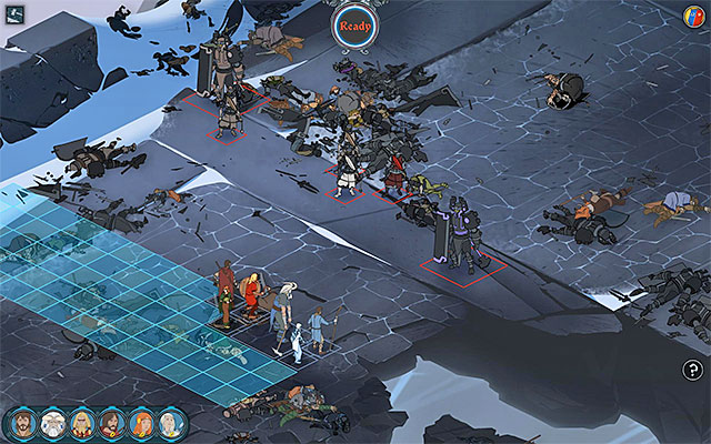 Hide the archers behind stronger characters. - Moving around the battlefield and order of turns - Combat - The Banner Saga - Game Guide and Walkthrough
