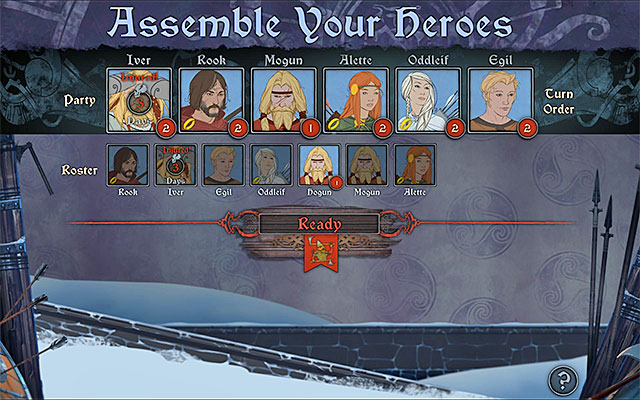 Try to replace the heroes that have recently been wounded. - Dealing and taking damage - Combat - The Banner Saga - Game Guide and Walkthrough