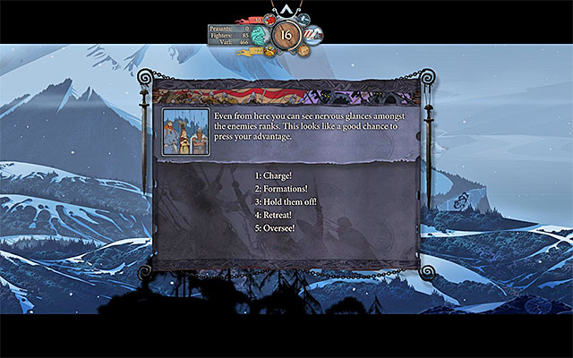 List of commands for the army - Warfare - Caravan - The Banner Saga - Game Guide and Walkthrough