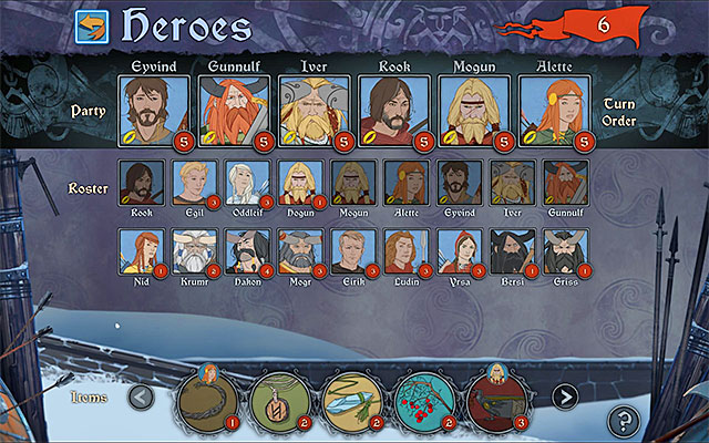 In later chapters your party will grow, letting you change the people in it more often. - Managing the whole party - Character development - The Banner Saga - Game Guide and Walkthrough