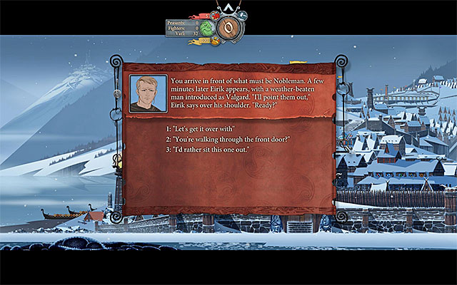 First important decision - Strand - Chapter 1 - The Banner Saga - Game Guide and Walkthrough