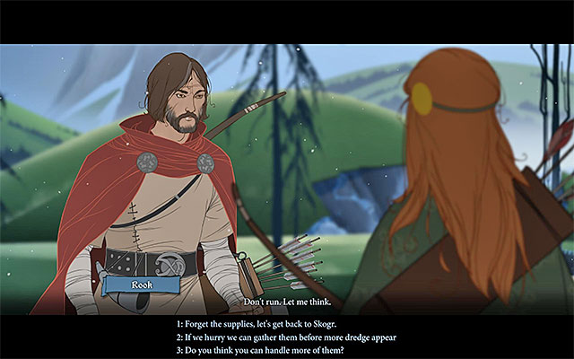 Selection window - A fight in the woods - Chapter 2 - The Banner Saga - Game Guide and Walkthrough