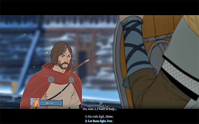 It will be better to let Egil and Alette join the next fight - Skogr - Chapter 2 - The Banner Saga - Game Guide and Walkthrough