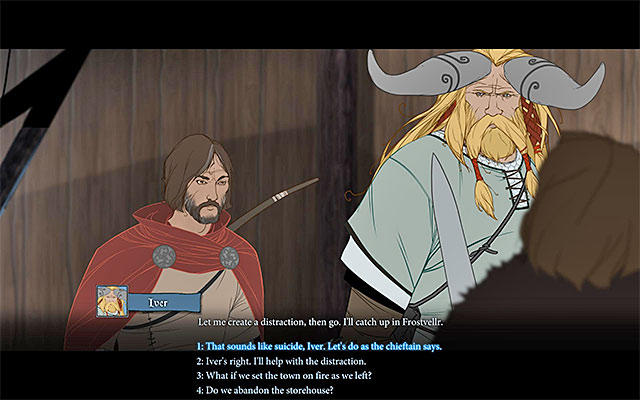Meeting the chieftain - Skogr - Chapter 2 - The Banner Saga - Game Guide and Walkthrough