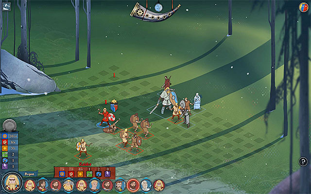 Bloody Flail attack allows you to hit several times in one turn - Journey to Frostvellr - Chapter 2 - The Banner Saga - Game Guide and Walkthrough