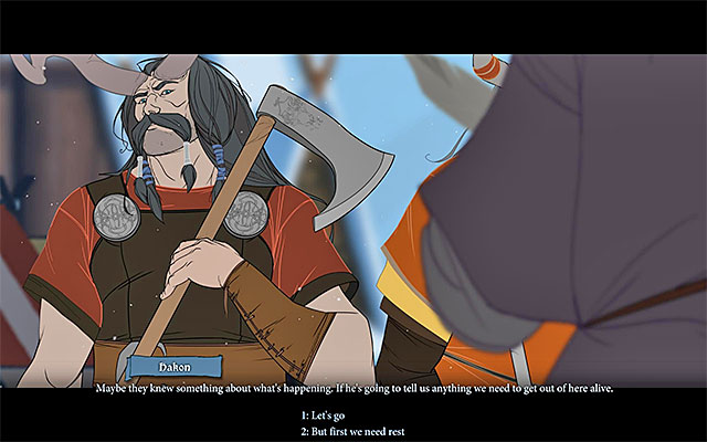 The choice is quite important - Ridgehorn - Chapter 3 - The Banner Saga - Game Guide and Walkthrough