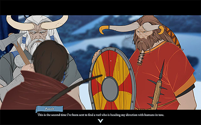 Conversation with giants - Journey to Grofheim - Chapter 4 - The Banner Saga - Game Guide and Walkthrough