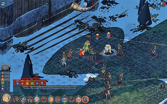 Before you will be allowed to meet up with Hakon it will be necessary to defeat monsters - Boersgard - the siege - Chapter 7 - The Banner Saga - Game Guide and Walkthrough