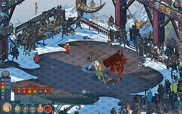 Attack the boss only - Ending 1 - Chapter 7 - The Banner Saga - Game Guide and Walkthrough