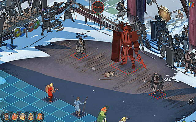 The beginning of the second phase of the battle - Ending 2 - Chapter 7 - The Banner Saga - Game Guide and Walkthrough