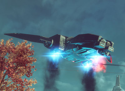 Gunship is a flying vehicle used by aliens and present in Doctor mission, where it plays a role of boss - Enemies - The Bureau: XCOM Declassified - Game Guide and Walkthrough