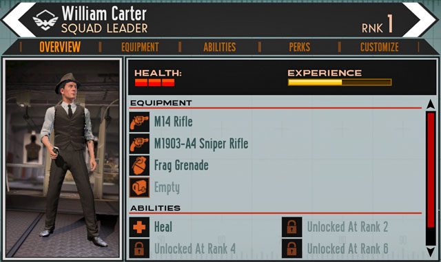 Carter is unique. - Agent Carter - Classes and abilities - The Bureau: XCOM Declassified - Game Guide and Walkthrough