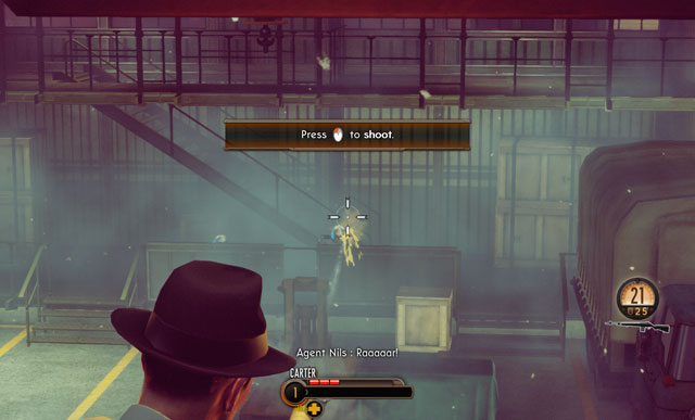 Enemies can hide - their heads stick out. - Chapter I: Invasion! - Walkthrough - The Bureau: XCOM Declassified - Game Guide and Walkthrough