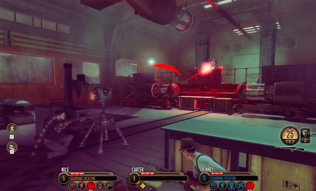 Kinney can set up a Turret while hiding behind a cover. - Chapter I: Invasion! - Walkthrough - The Bureau: XCOM Declassified - Game Guide and Walkthrough