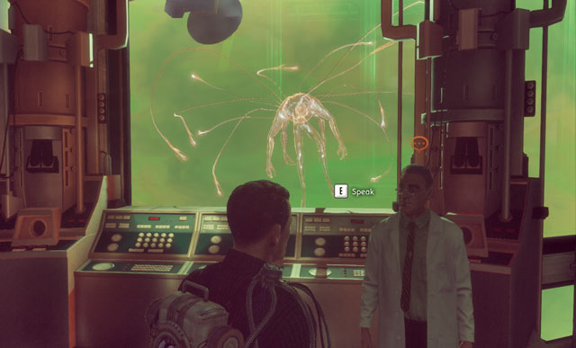 Alien floats in the elerium container. - Base Visit V - Walkthrough - The Bureau: XCOM Declassified - Game Guide and Walkthrough