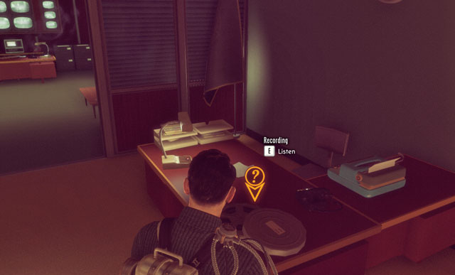 Recording is in front of the Faulke's desk. - Recordings - The Bureau: XCOM Declassified - Game Guide and Walkthrough