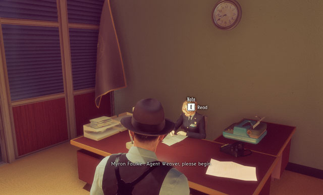 Sniff around before you talk to the boss. - Base Visit I: Welcome to XCOM - Documents and letters - The Bureau: XCOM Declassified - Game Guide and Walkthrough